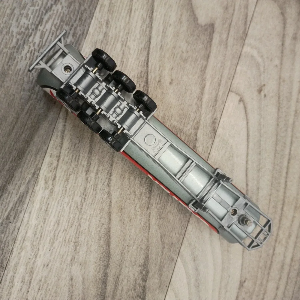 1995 New Ray CALTEX Tanker Semi Truck & Trailer Plastic Total Length 8 1/2